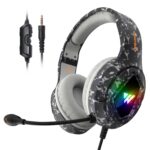 M1 camouflage colored wired headphones for computer esports chicken eating games - Image 3
