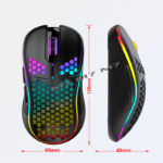 2.4G Wireless Cave Mouse Lightweight Gaming Mouse with Luminous 7 Color Breathing Light Computer Accessories - Image 5